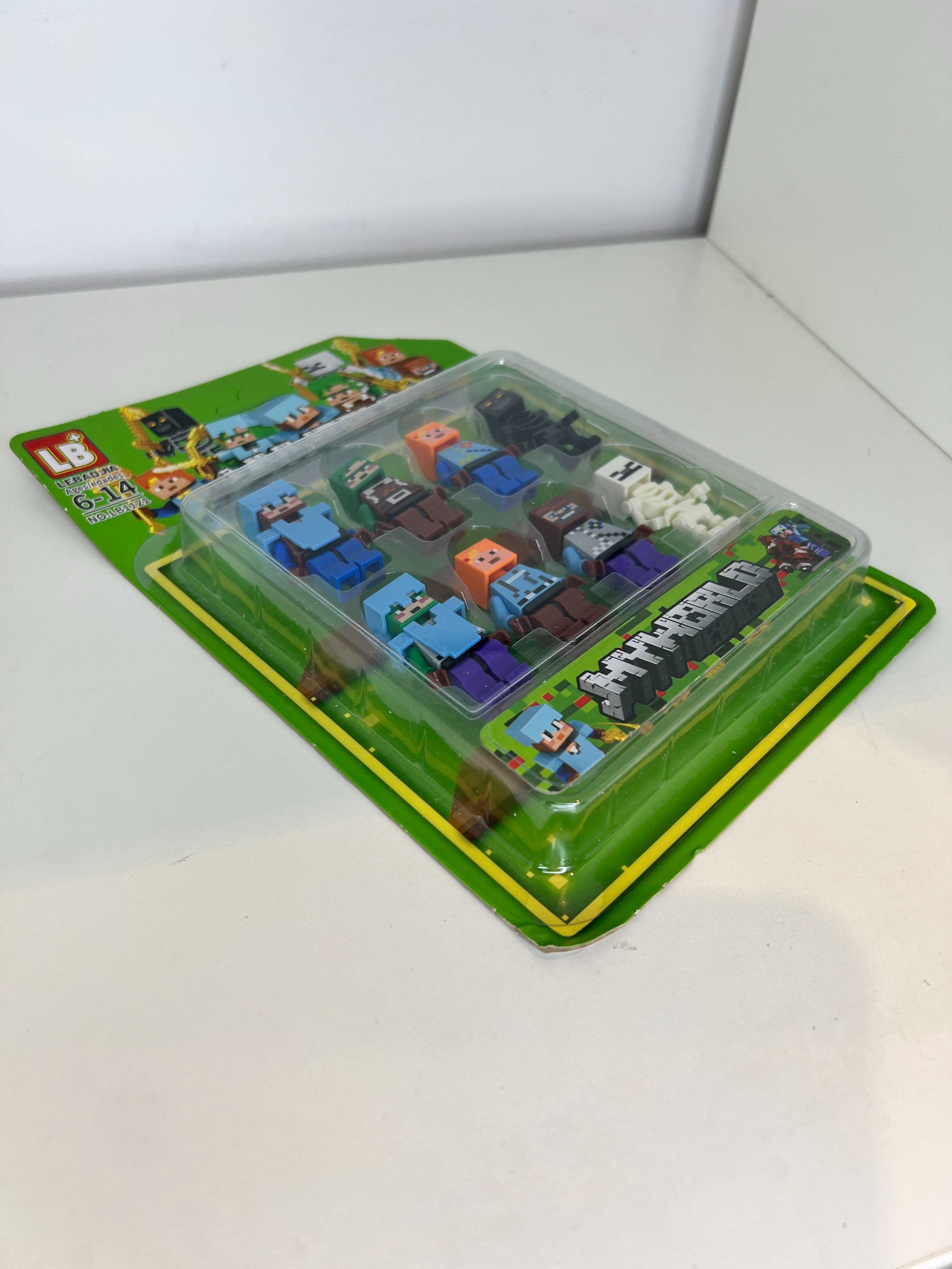 8 figurek Minecraft Klocki Ludziki MyWorld nie Lego Duplo Ninja