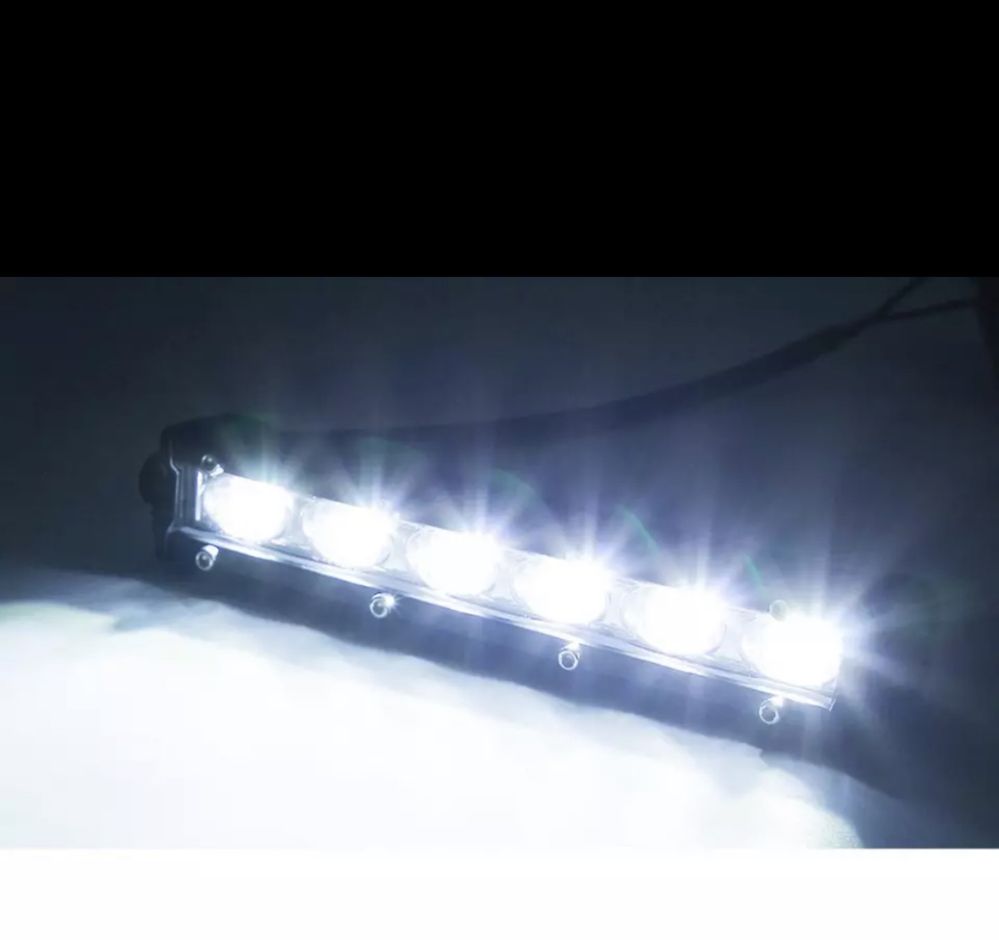 Barra Led 18w super fina - novo