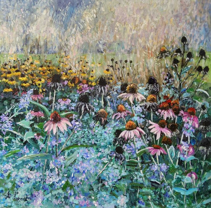 Obraz " Przemiany jesienne" 45x45cm, A. Fornal