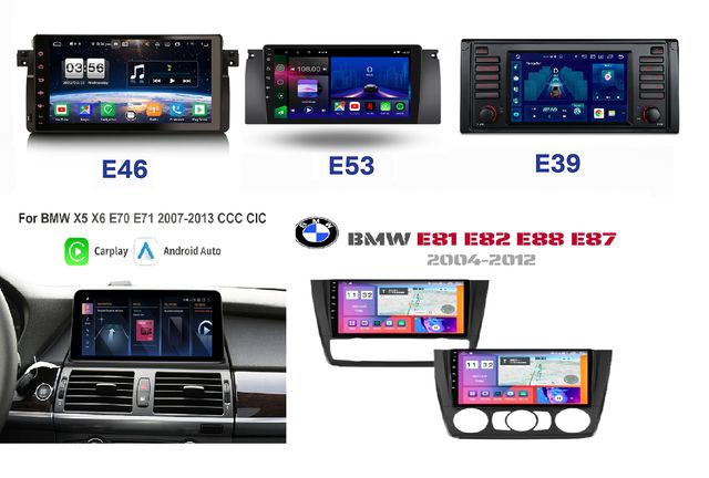Магнітола BMW E39 E46 E90 X1 Android E70 E60 E87 E46 E53 X3 GPS