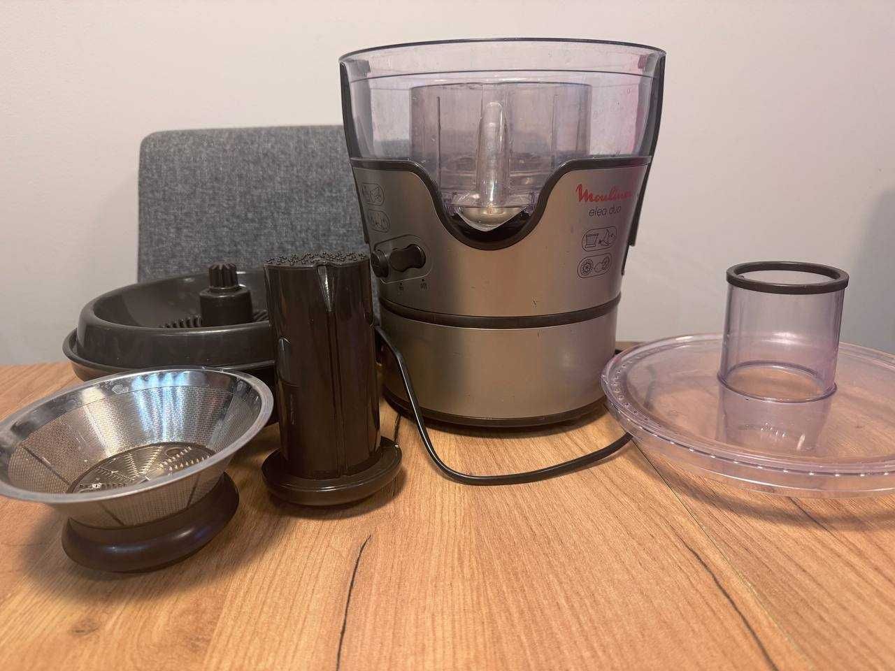 Sokowirówka Moulinex Elea Duo srebrny/szary 300 W