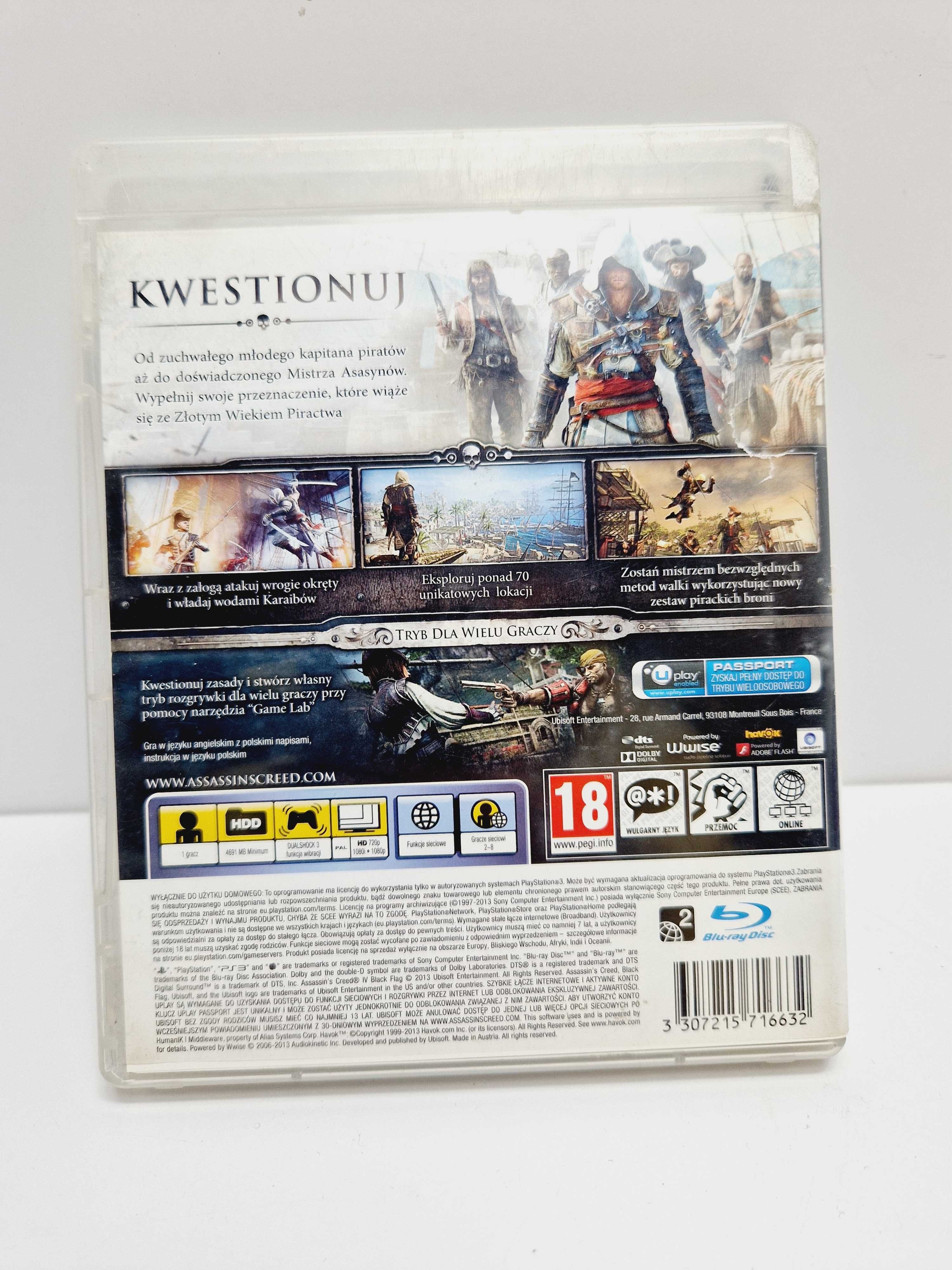 Gra Assassin's Creed IV Black Flag PlayStation 3