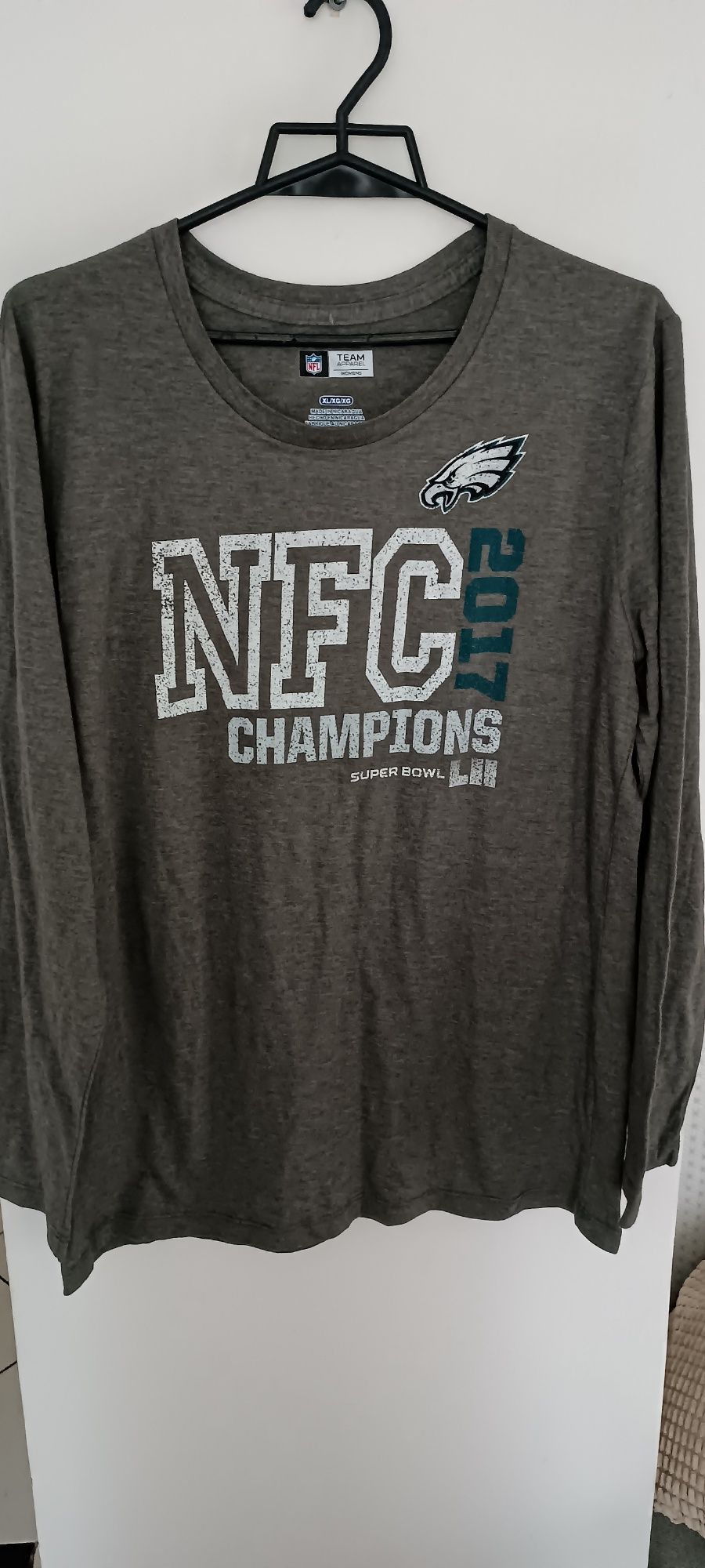 Bluzka bawełniana longsleeve NFL Philadelphia Eagles roz M/L