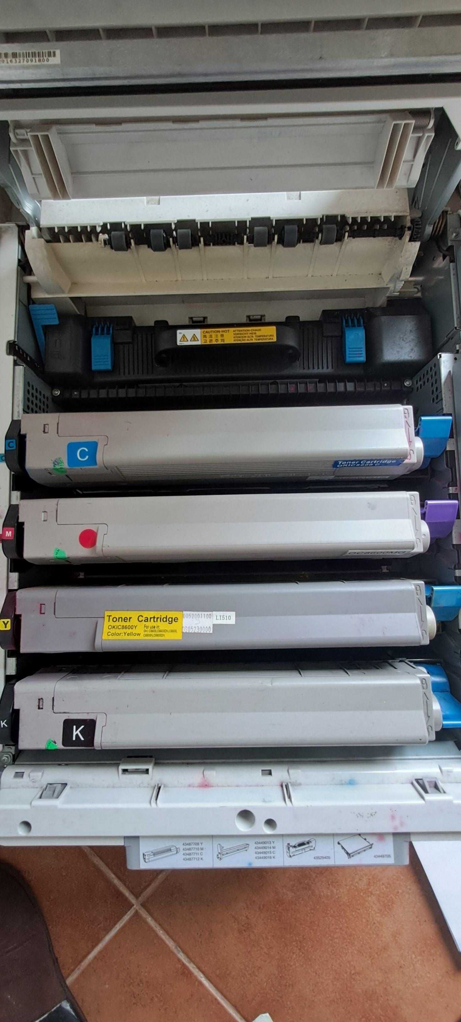 oki c8800 A3 a cores