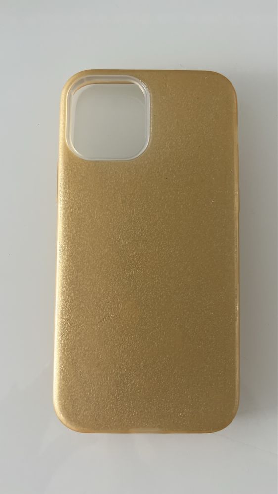 iPhone 12 Pro case etui pokrowiec Złoty Mickey Mouse Czarny z paskiem