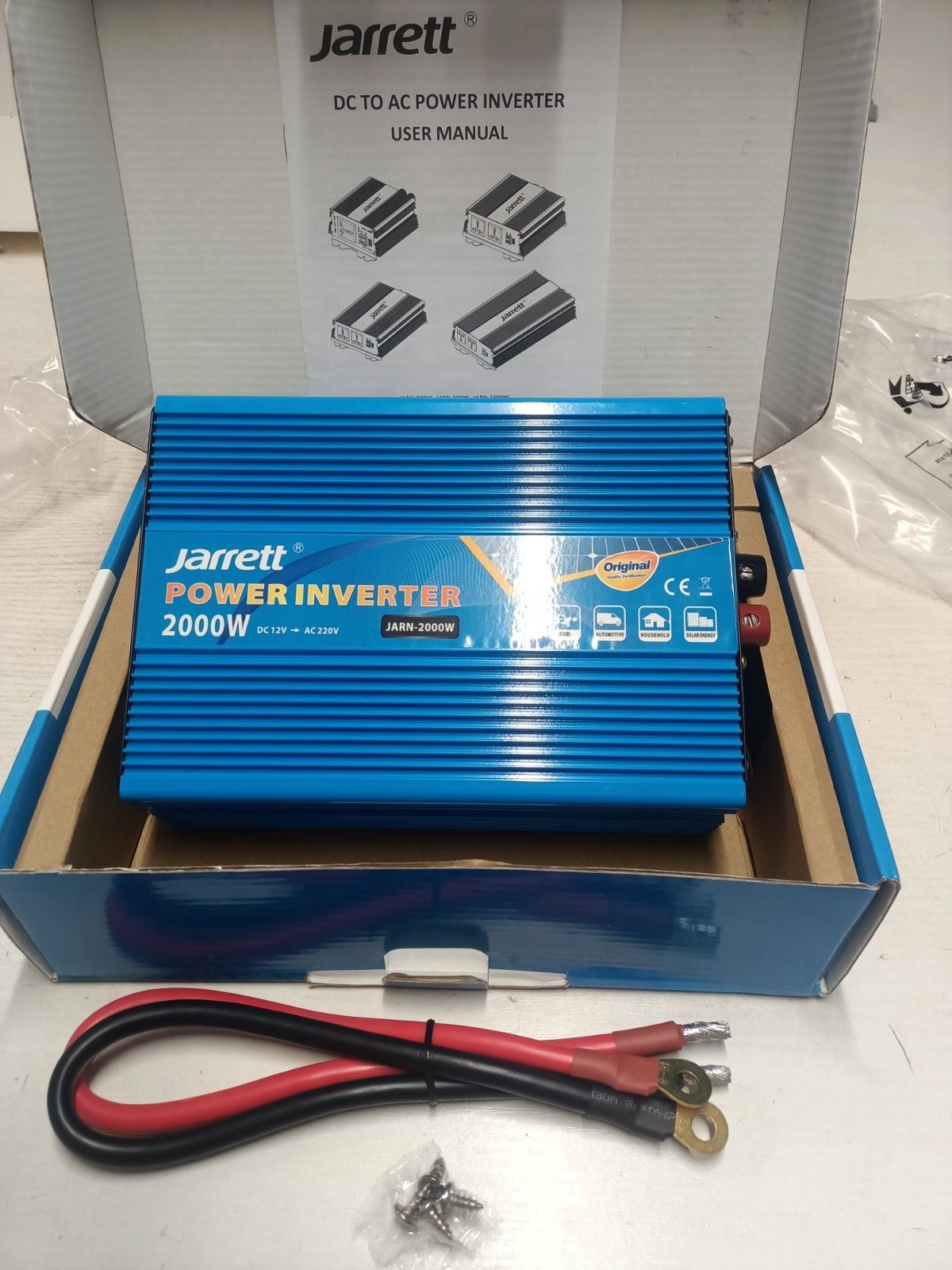 Инвертор автомобильный Jarrett 2000w DC 12v AS 220v