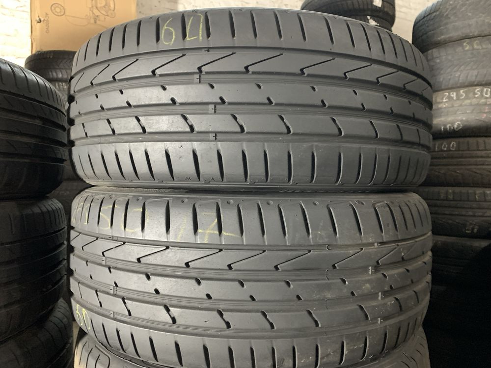 Пара шин б/ у лето 255/55 18 Hankook Ventus Evo 2