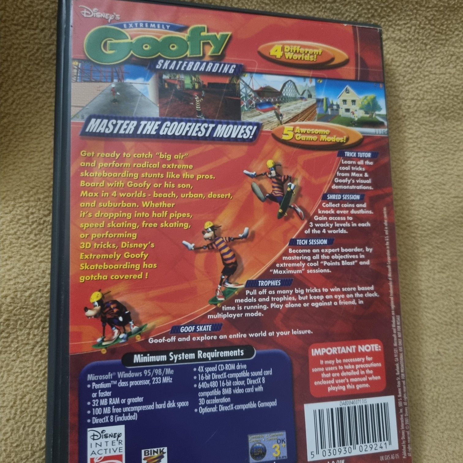 Disney Goofy Skateboarding PC