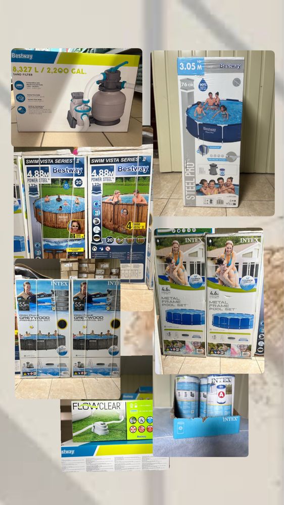 Каркасний басейн Bestway 4.57 x 1.22 / Каркасні басейни