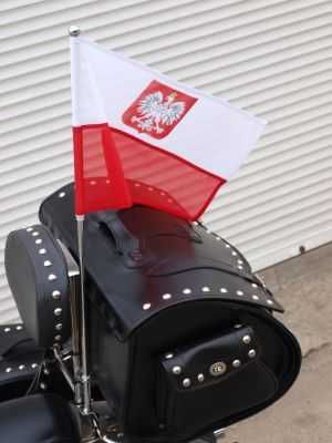 MASZT Motocyklow Flaga Polski Na Motocykl Motor
