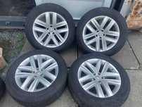 Диски на таурег 5*112 з гумою 255/55 r19 2024 рік