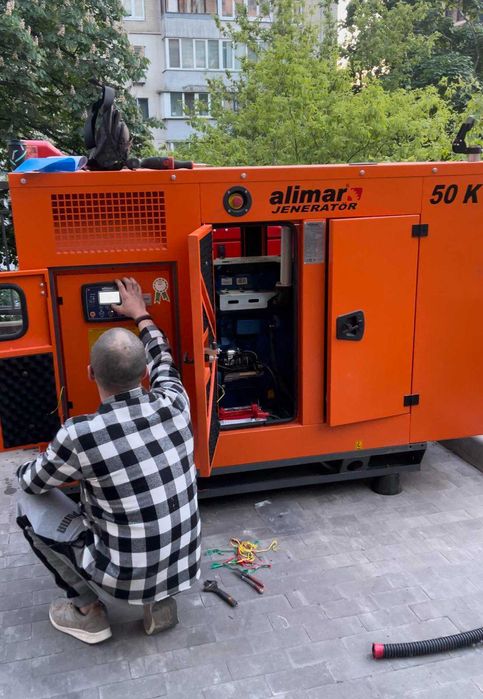 Оренда генератора дизель бензин, наявність 1-220 кВт, продаж, обслуг.