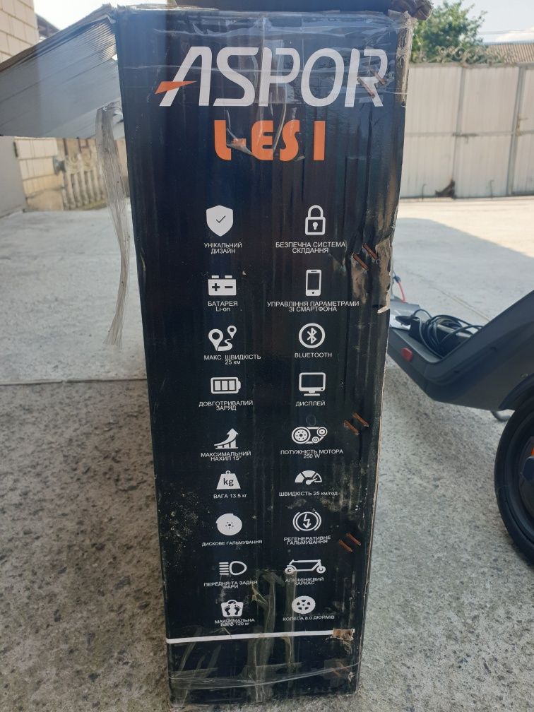 электросамокат aspor l-es1