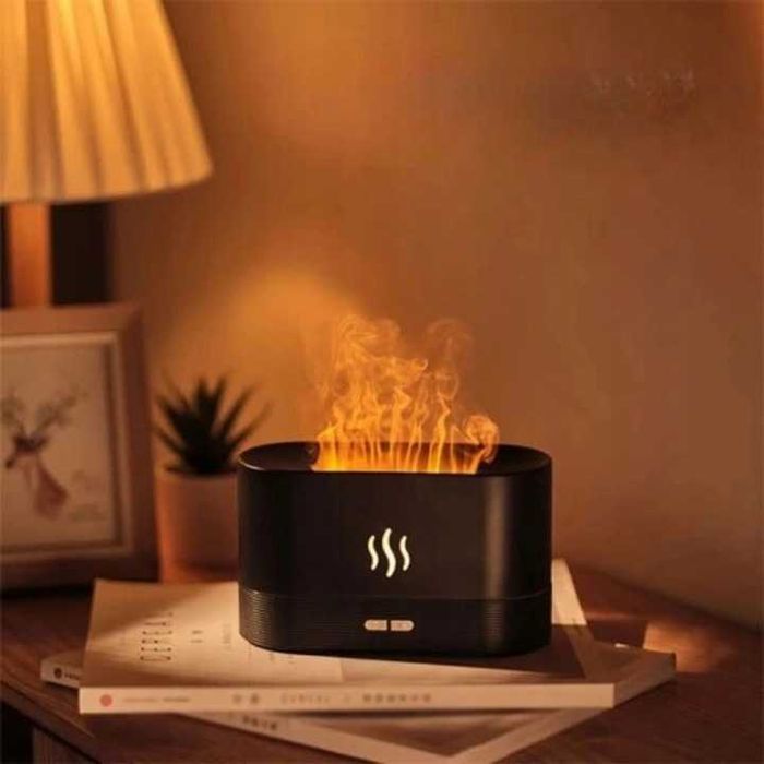 NAWILŻACZ POWIETRZA Ewaporacyjny PŁOMIEŃ Dyfuzor Zapachowy Aromaterapi