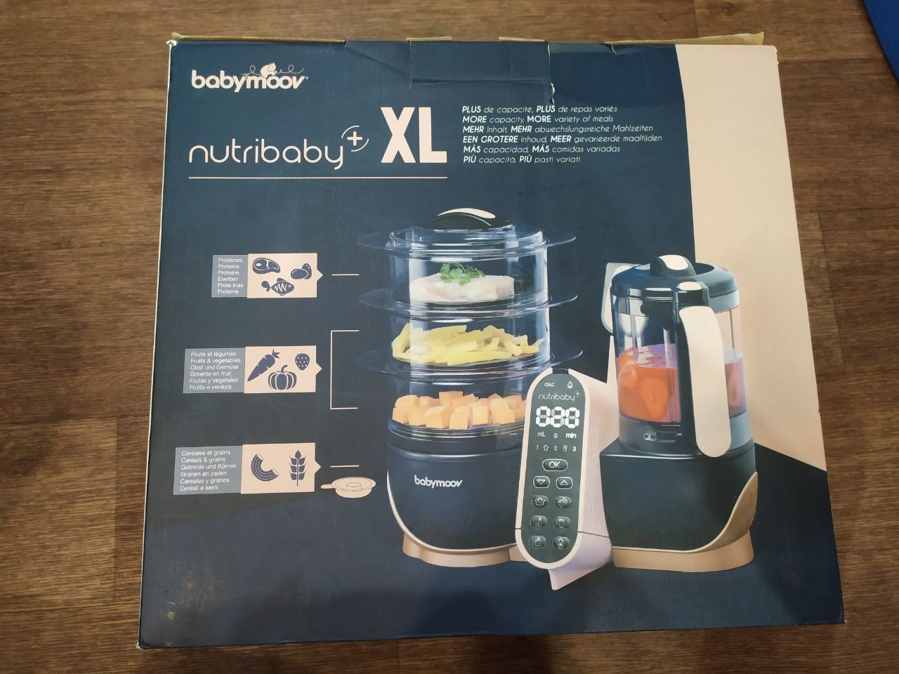 Блендер-пароварка Babymoov Nutribaby+ XL Limited edition