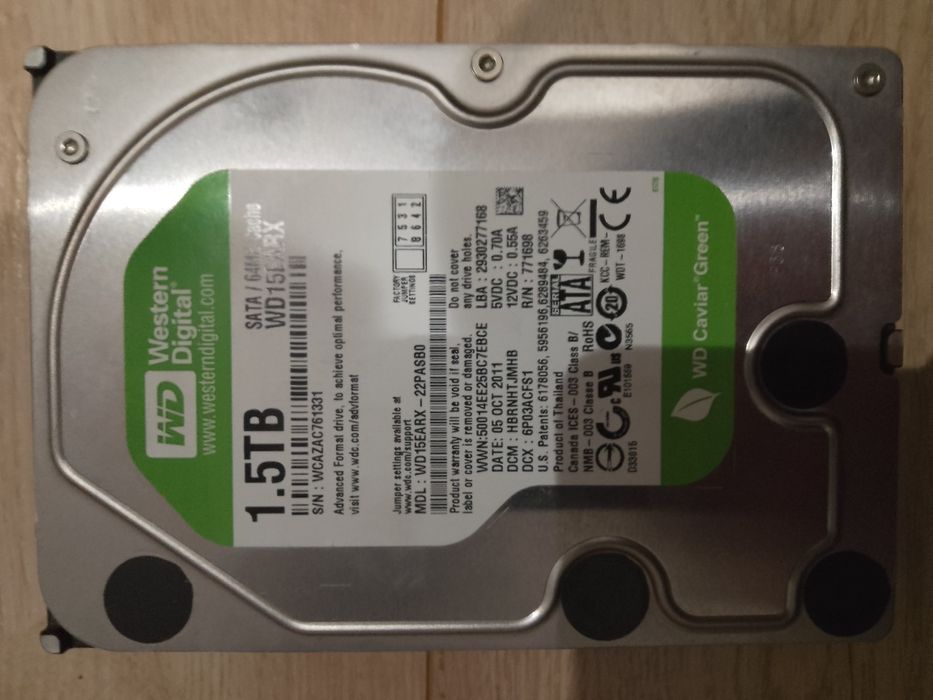 Dysk twardy HDD 3.5 WD 1.5 tb