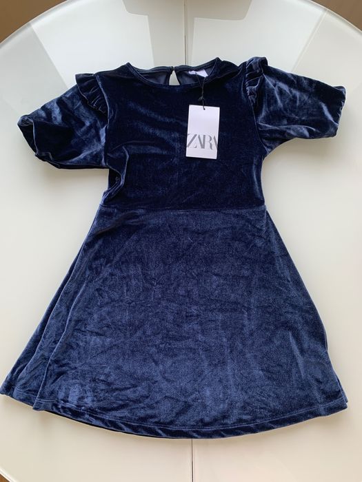 Велюровое платье Zara 9 лет 134 см