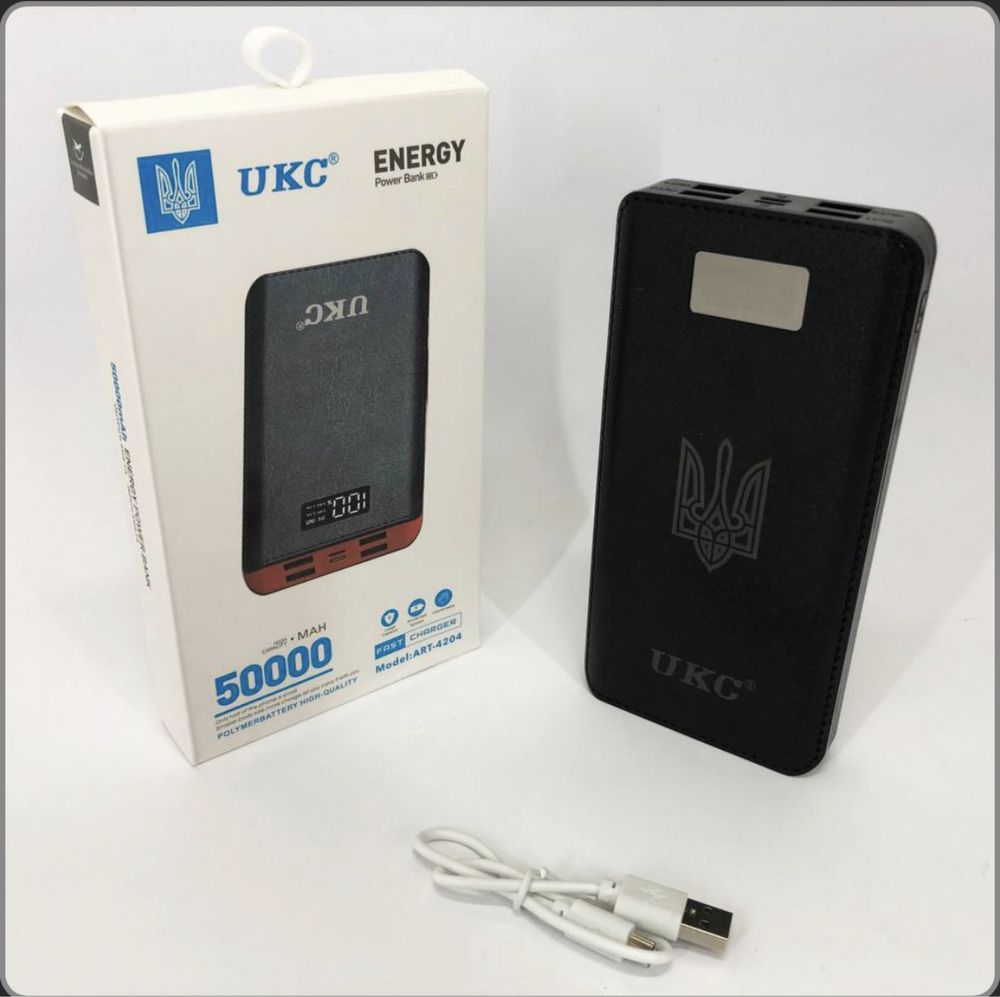 Акумулятор портативний павербанк POWER BANK UKCн на 50000mah