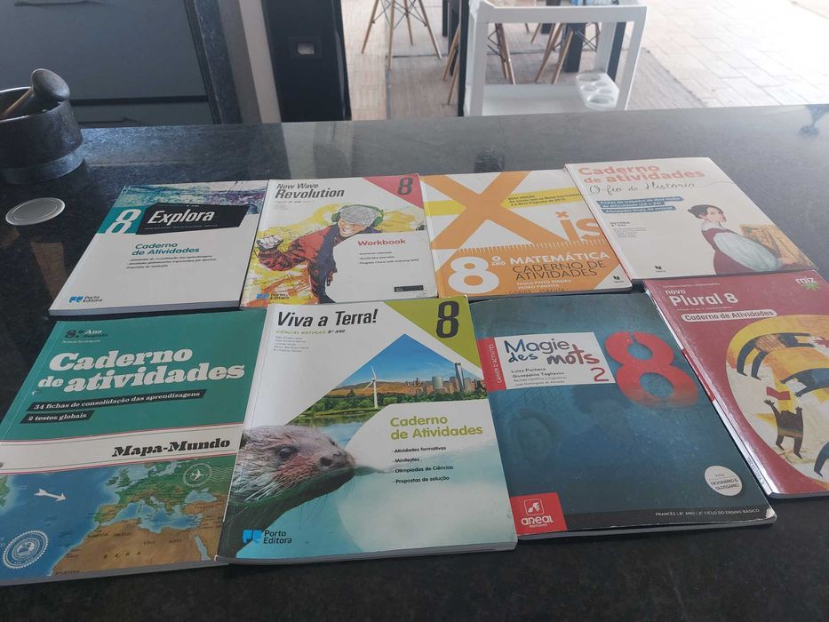 Cadernos de atividade 8ano