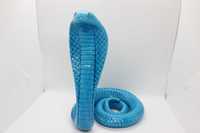 Rara Figura Cobra ou Serpente em Porcelana Chinesa Azul Turquesa XX