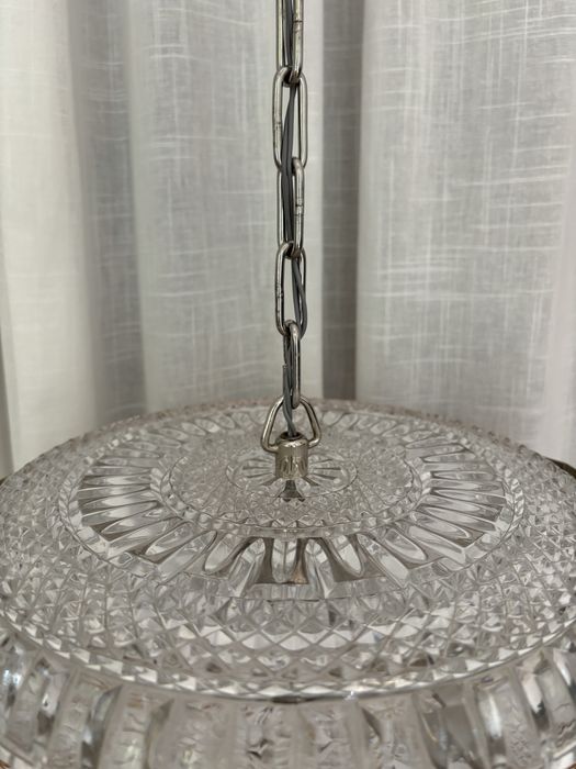 Lampa kryształowa Carl Fagerlund Szwecja lata 60