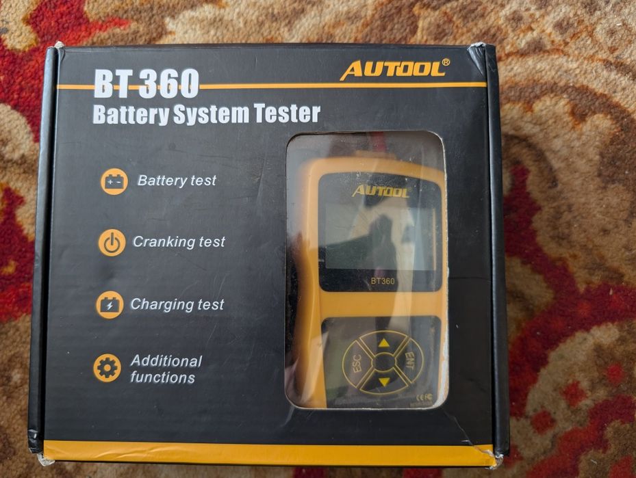 Tester baterii akumulatorów 12V AutoTool BT360