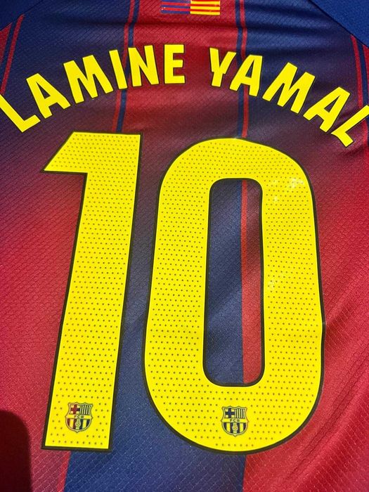 Lamine Yamal Strój FC Barcelona Sezon 25/26 Rozmiar 125-135cm