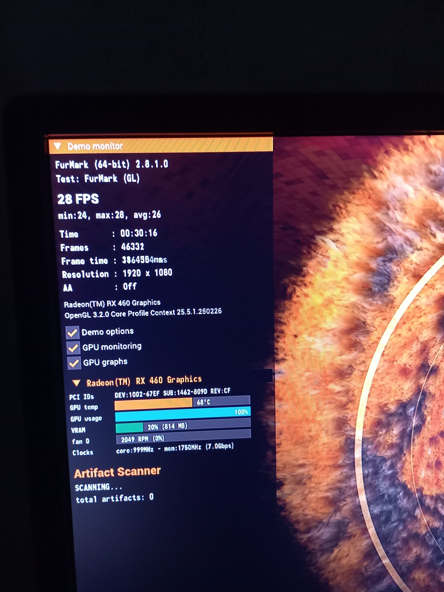Відеокарта MSI RX460 4gb , ідеал