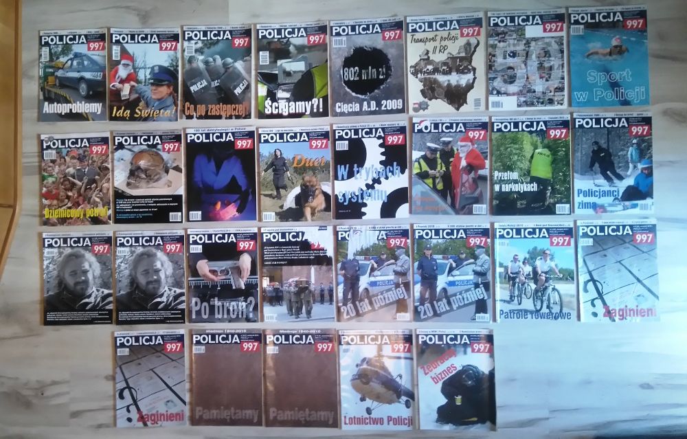 POLICJA 997 < 2009r-2010r> magazyn resortowy gazeta czasopismo milicja
