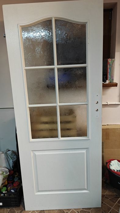 Używane drzwi wewnętrzne bez klamki 80 cm