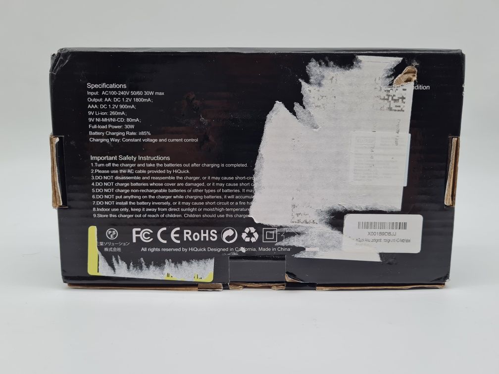 Ładowarka do akumulatorów AA/AAA/9V do 12 baterii HiQuick C9028W