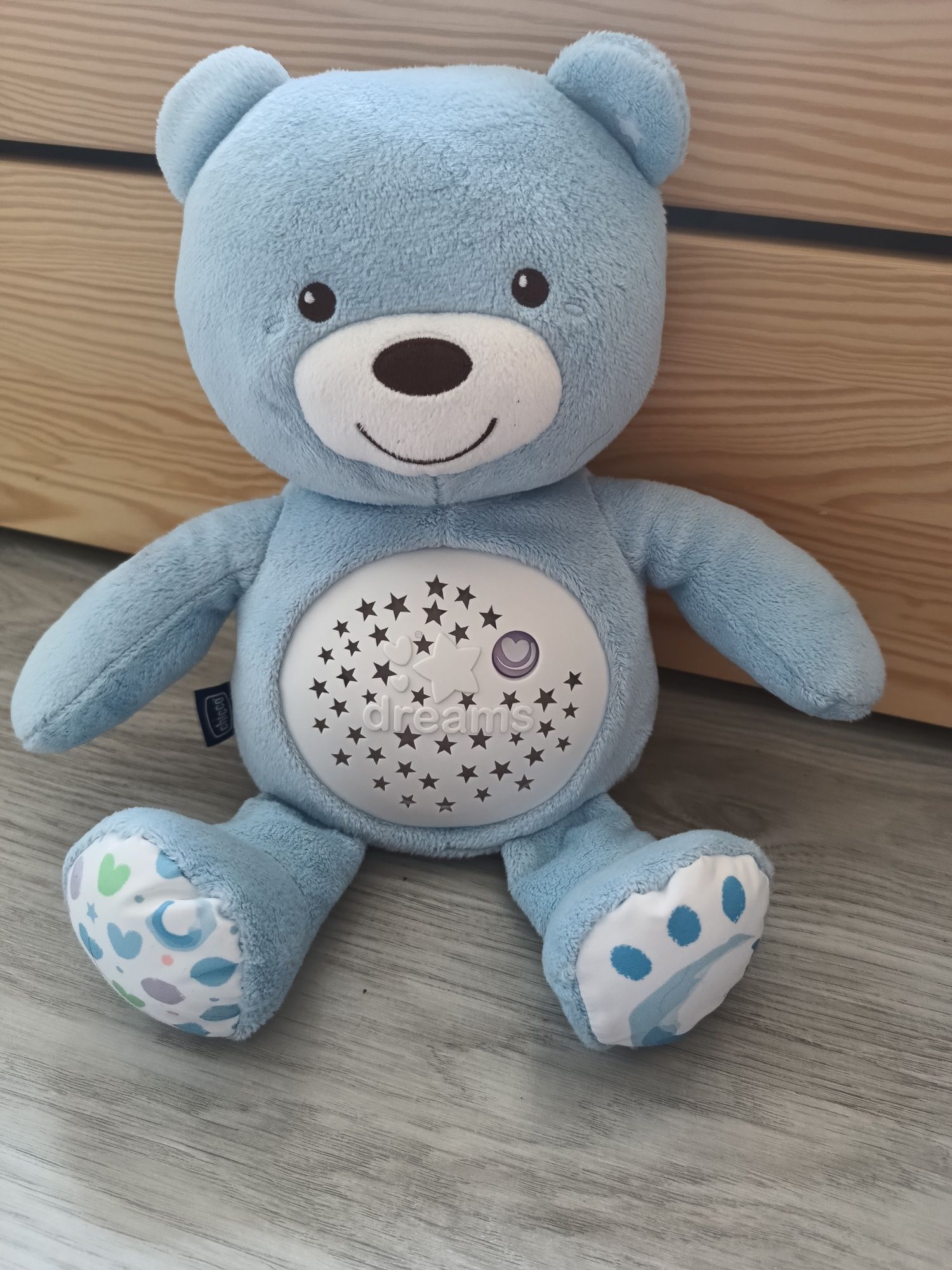 Chicco First Dreams Miś z Projektorem Niebieski
