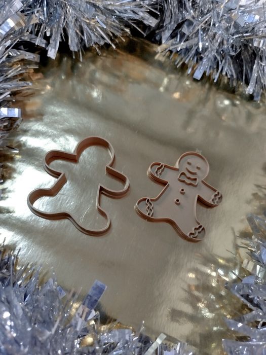 Cortador de bolacha/biscoito forma homem gengibre- novo