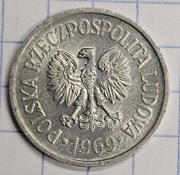 10 gr groszy 1969 , stan I/I- , mennicza