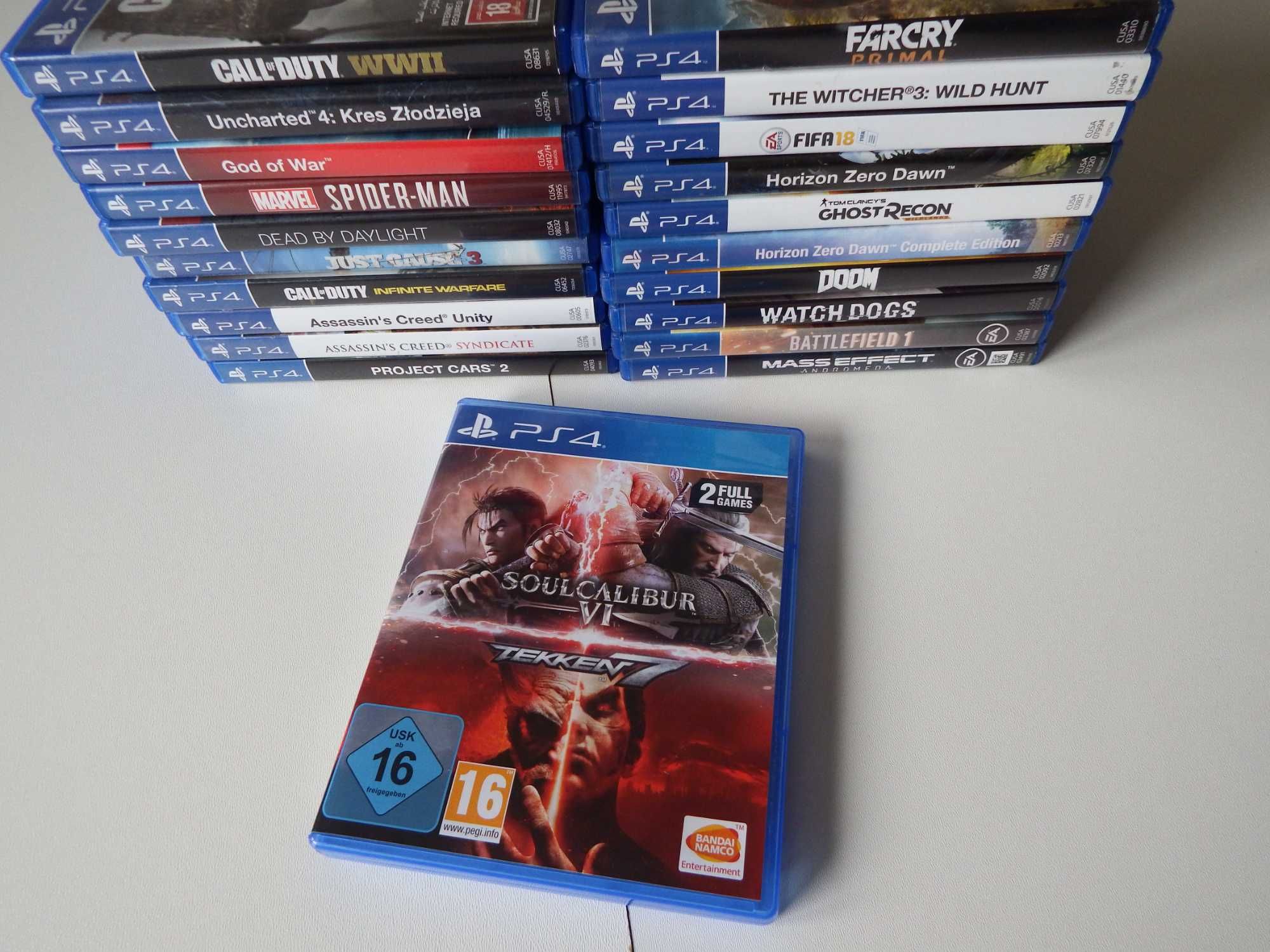 DUAL PACK Tekken 7 + Soul Calibur VI 2 X BIJATYKA PS4 PS5