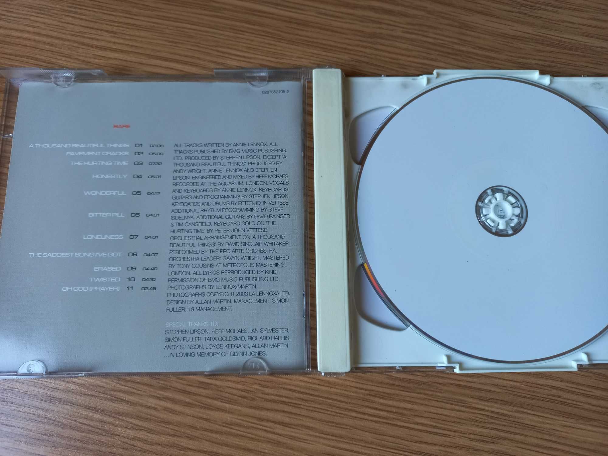 2 płyty - CD + DVD, Annie Lennox, Bare, Limited edition