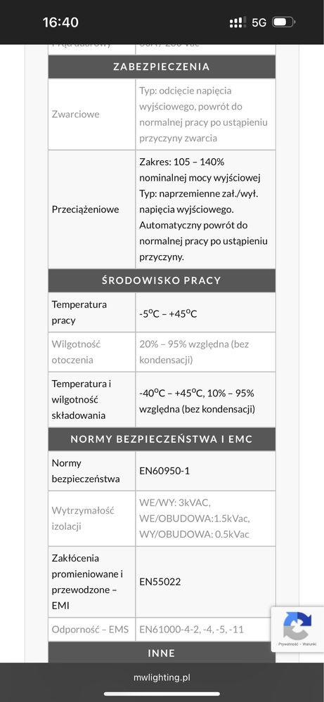 Zasilacz ZI LED 12V/6.7A IP67 A12-6701, Impulsowy metalowa obudowa