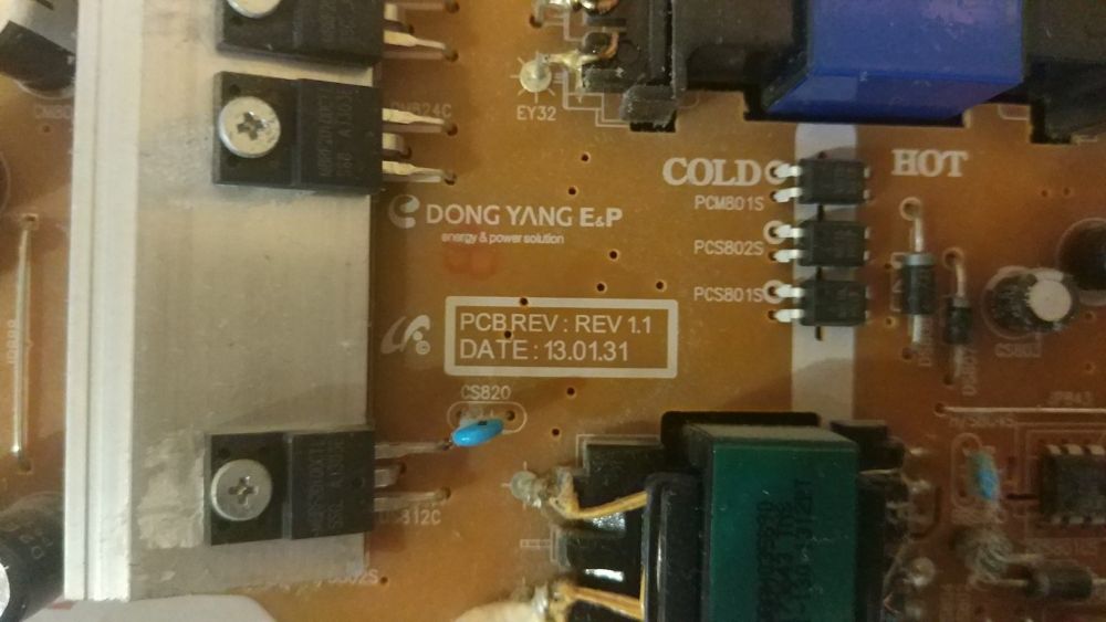 Блок питания телевизора Samsung UE50F6400 BN44-00624A