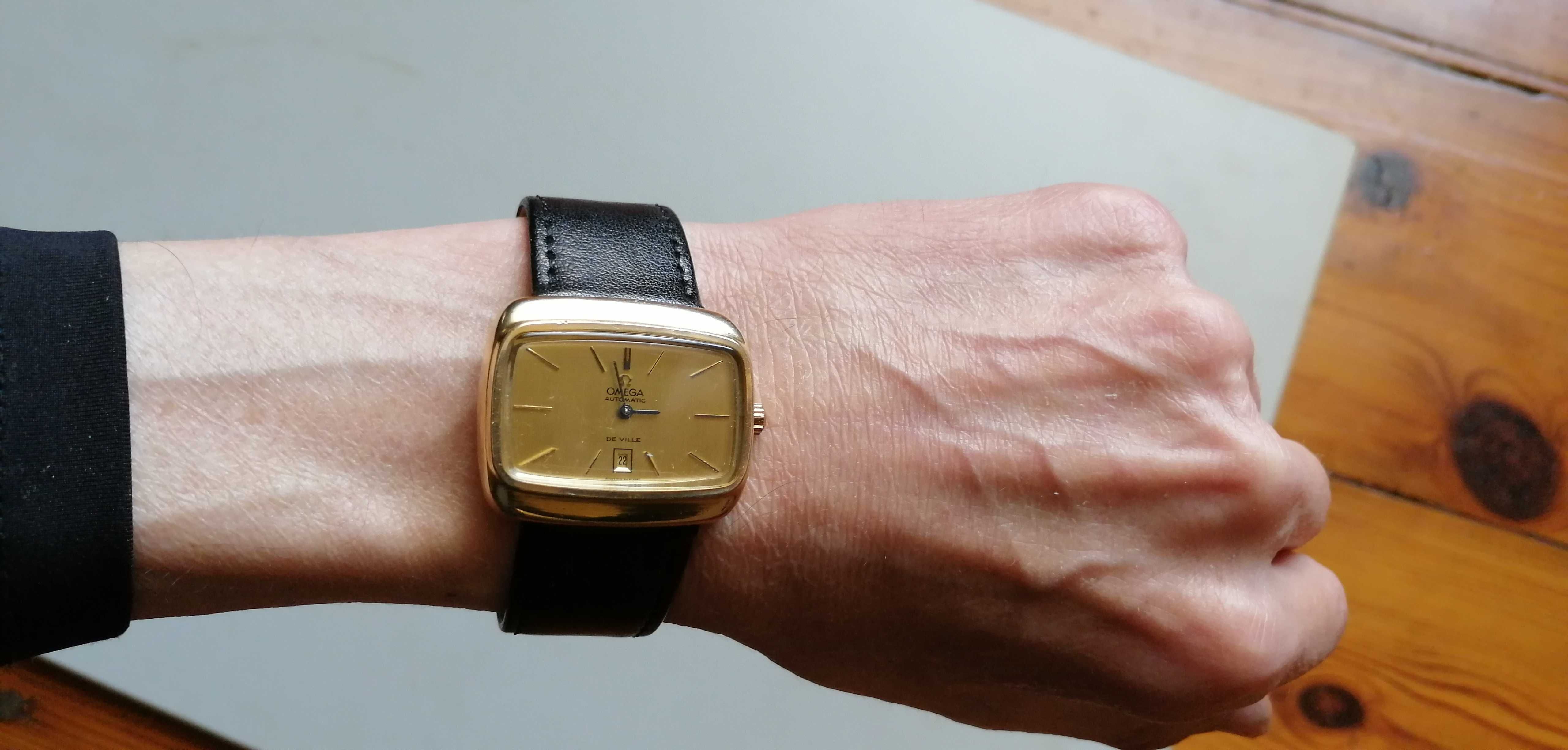 omega - geneve - automat - XL - zegarrek