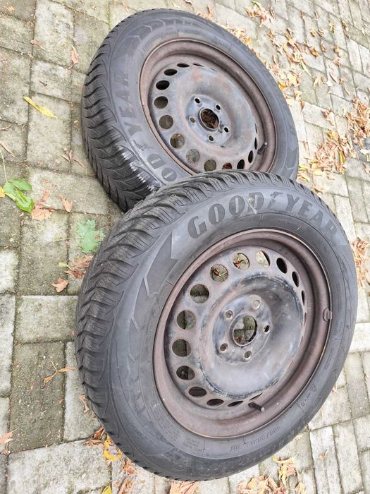 4 x felga Skoda Octavia II, 6Jx15 H2, 15 cali, 5x112, opony 195/65/R15