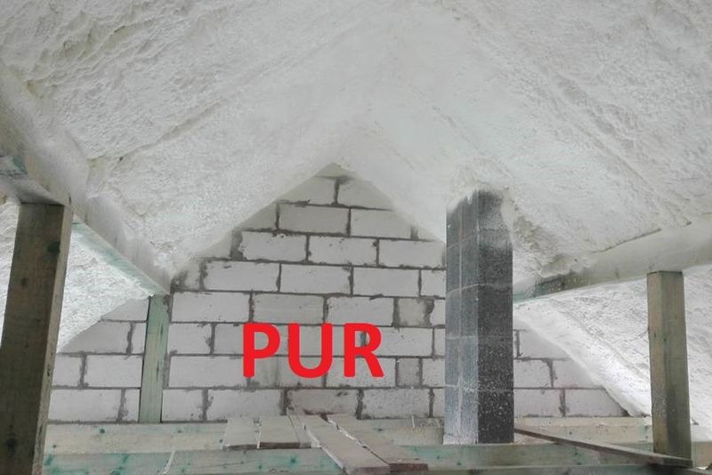 Ocieplanie pianką pur poddasza ocieplenia pianą izolacja darmowa wycen