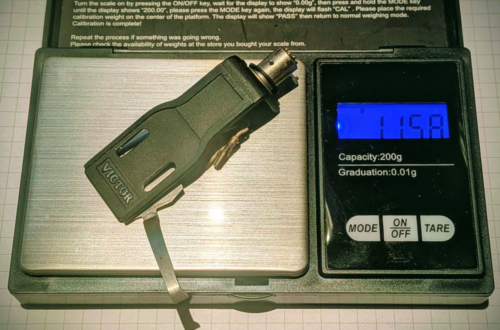 Headshell koszyk gramofonowy Victor PH-4