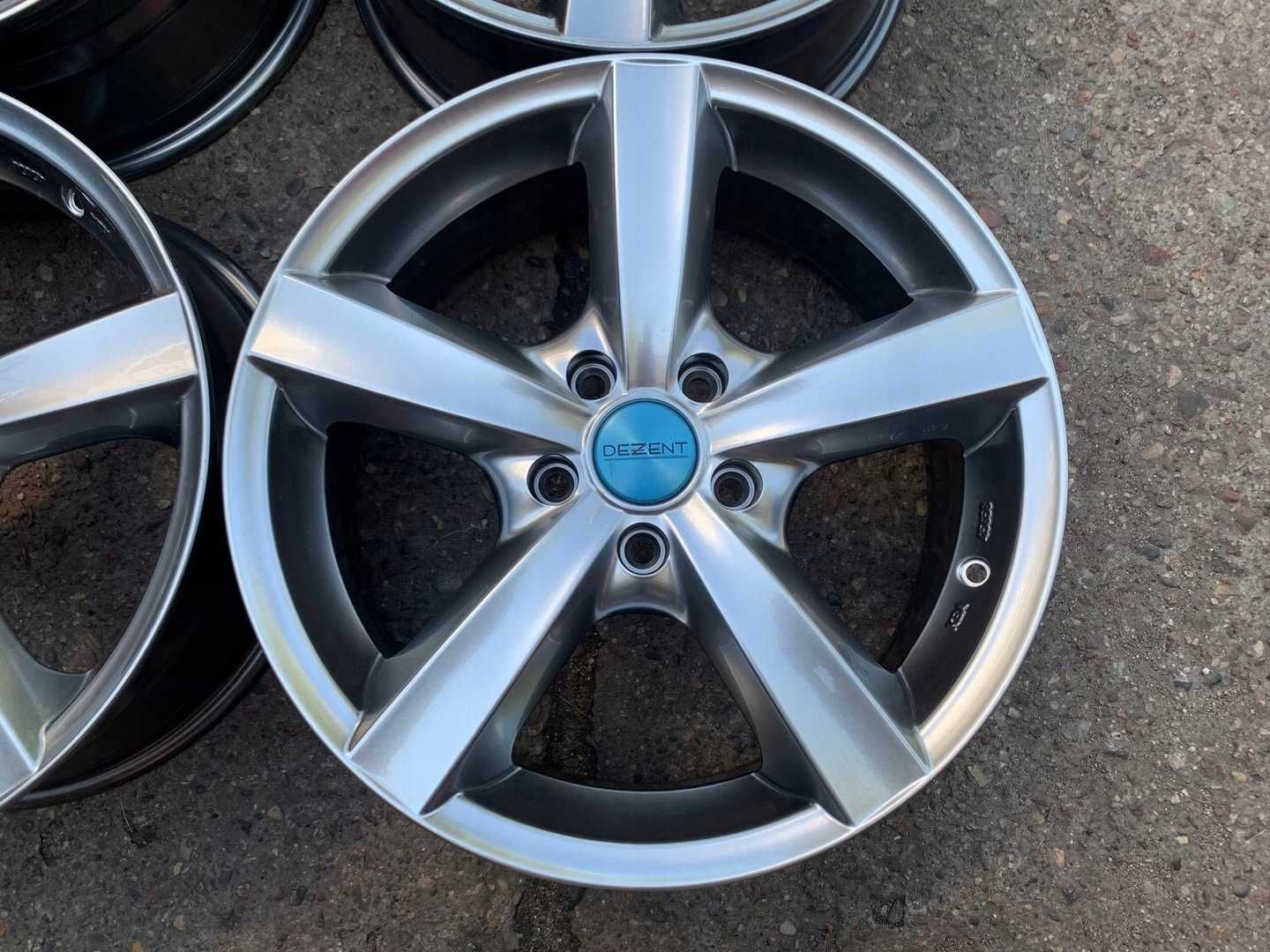 4x felgi aluminiowe DEZENT F 17"x7" rozstaw 5x112 ET 40 NOWE !!