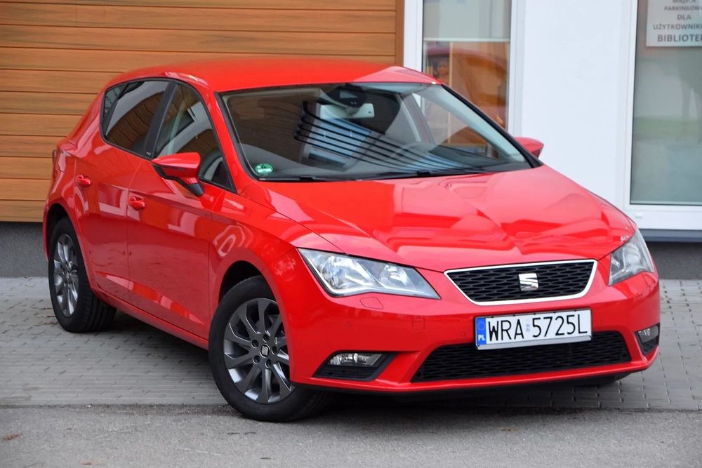 Seat Leon 1.4TSI ORYGINAŁ~Klimatronik~Pół skóra~ Grzane fotele~ 2xPDC