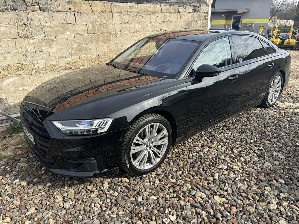 Cesja Leasingu Audi A8 Long Salon PL Bezwypadkowe Matrix masaże B&O