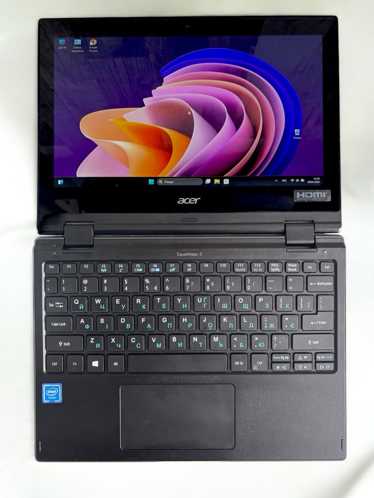 Ноутбук планшет ACER TravelMate Spin B118 N16Q15 Сенсорний