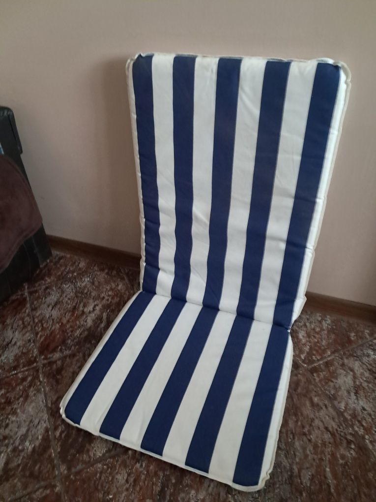 Poduszki na leżak krzesło fotel 3 szt