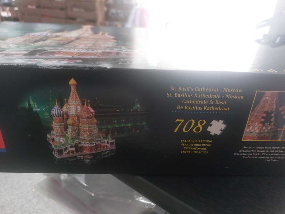 Puzzle selado 3d St. Basil's Cathedral Moscow 708 pecas