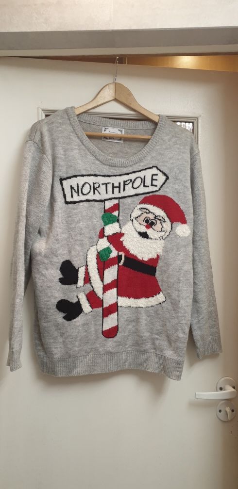 Świąteczny sweter M mikolaj święta boże narodzenie northpole must have
