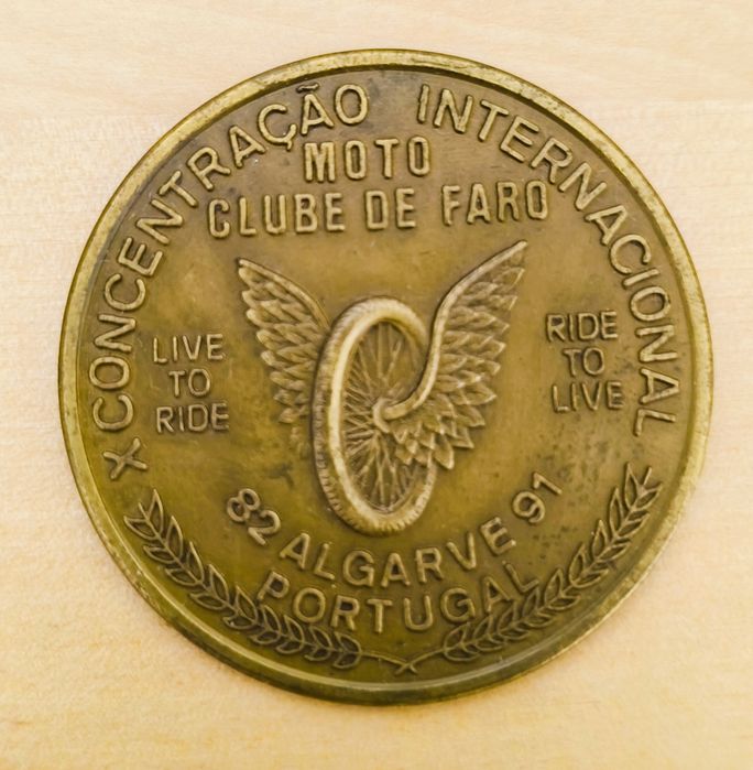 Medalha Moto clube de Faro